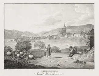Nedre Østerrike, markedsbyen Weißenkirchen.