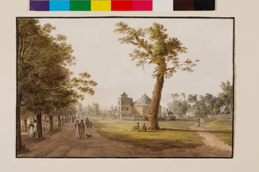Panorama på hovedalleen i Wiener Prater