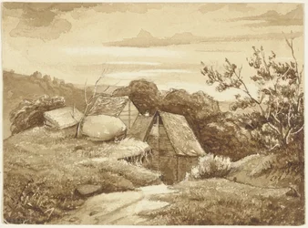 Gård i et landskap
