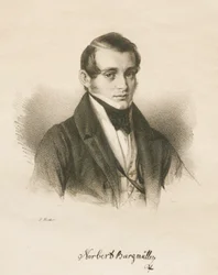 Portrett av komponisten Norbert Burgmüller 1810-1836, 1836