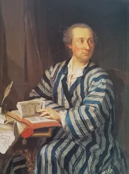 Portrett av Samuel Isaak Emanuel Gross (1732–1763), offiser i den sveitsiske garde.