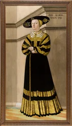 Portrett av Anna von Rosental, 1529.