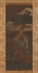 Portrett av En no Gyoja, slutten av 1300-1400-tallet.