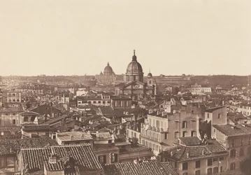 Utsikt over Roma, ca. 1855 (foto)