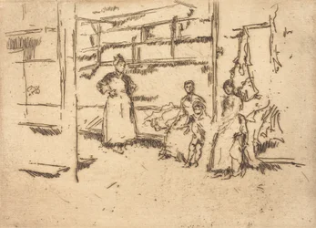 Etter salget, Hounsditch, ca. 18861888.