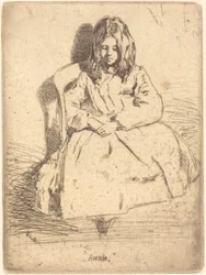 Annie Sittende, 1858.