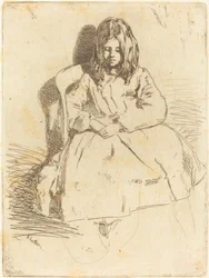 Annie Sittende, 1858.