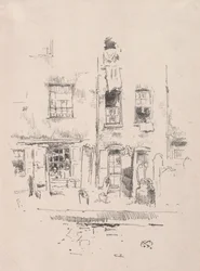 Kirkegården, 1887.