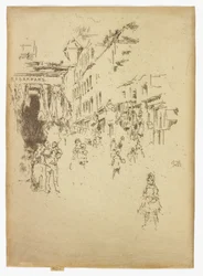 Cutler Street, Houndsditch, ca. 1886–88 (etsing; blekk på papir)