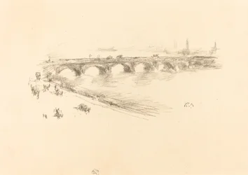 Kveld, Little Waterloo Bridge, 1896.