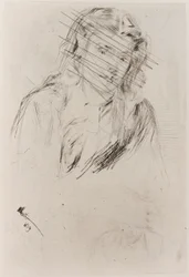Fumettes bøyde hode, 1859.