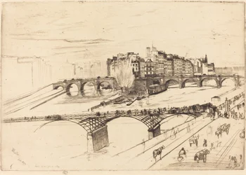 Isle of the City, Paris, 1859.