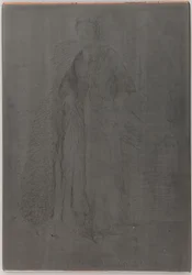 La Mere Gerard. En av de tolv etsningene fra naturen, 1857-1858.