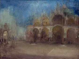 Nocturne, Blått og gull, Markuskirken, Venezia