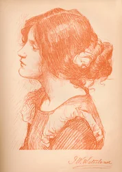 Sketch Of A Woman c1885, 1896