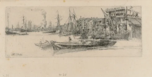 Thames Warehouses, 1859.