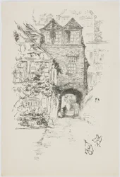 Prestens hus, Rouen, 1894-95 (lito på papir)