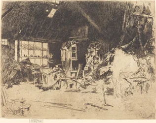 The Smithy, ca. 1880.