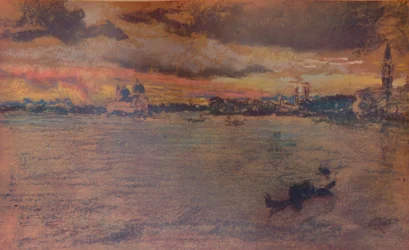 Stormen, solnedgang, 1880, 1904