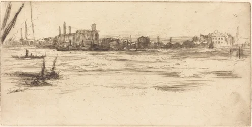 Den urolige Themsen, ca. 1875.
