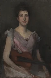 Fiolinspilleren, ca. 1894 (olje på lerret)