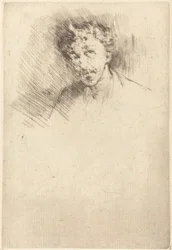 Whistler med den hvite låsen, 1879.
