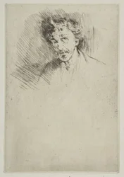 Whistler med den hvite låsen, 1879.