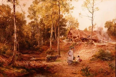 Høst i en Gloucestershire Wood