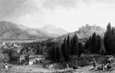 Smyrna, Tyrkia, 1800-tallet.