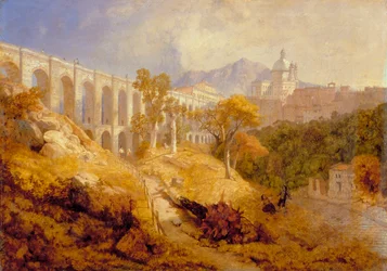 Akvedukten ved Arricia, nær Roma, 1866