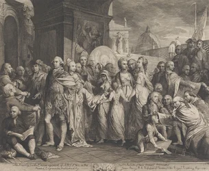 Dronningen eller innenlandsk utdanning i Windsor (Design for the Walls of the Great Room of the Society for the Encouragement of the Arts)