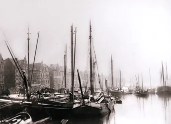 Kanalbåter, Rotterdam, 1898.