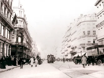 Gatebilde, Brussel, 1898.