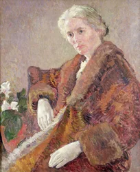 Portrett av kunstnerens kone