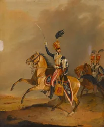 Offiser for de 15. lette dragonene (Hussars)