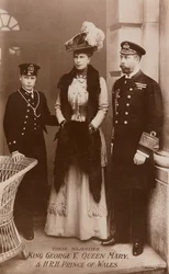 Kong George V, dronning Mary og prinsen av Wales