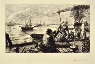 En markedsbåt, Holland