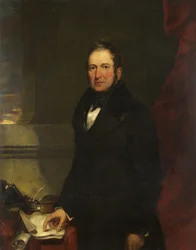 Portrett av William Fripp Esq., D.L., J.P. (olje på lerret)