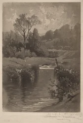 En gammel demning nær Montrose