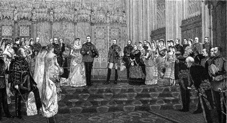 Ekteskapet til hertugen og hertuginnen av Albany, 27. april 1882, 1900