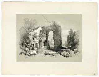 Aliscamps, W. Arles, fra Picturesque Selections