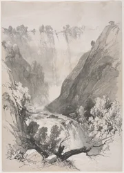 Skisser hjemme og i utlandet: Falls of Terni, 1830.