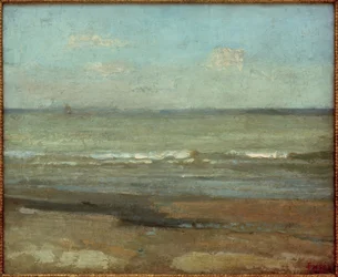 Grått sjølandskap
