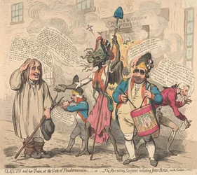 Alekto og hennes følge ved Pandemoniums port - eller - Den rekrutterende sersjanten som verver John Bull til revolusjonstjenesten