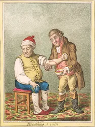 Breathing a Vein, utgitt av Hannah Humphrey, 1804
