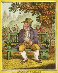 Deilig vær, utgitt av Hannah Humphrey, 1808