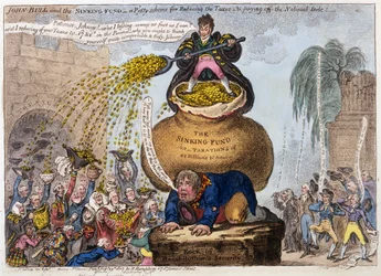 John Bull og amortiseringsfondet - en smålig plan for å redusere skattene og betale ned statsgjelden, utgitt ved H. Humphrey, London, 1807