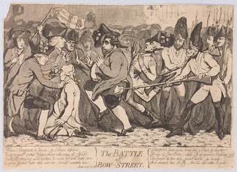Slaget ved Bow-Street, pub. 1788