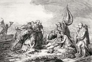 The Death of the Great Wolfe, pub. av H. Humphrey, 1795 (se også 119752, 124902 og 153197)