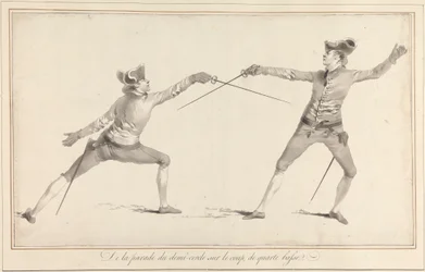 Fra Parry of the Semi-Circle on the Coup, fra Quarte Basse